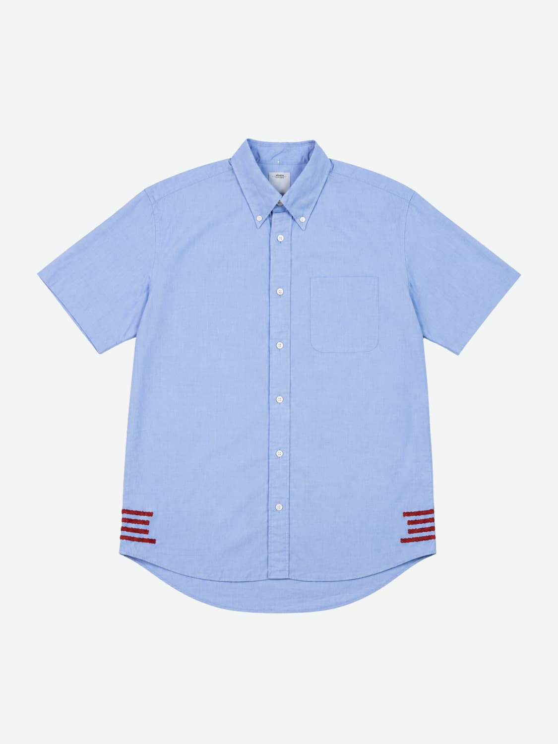 Visvim 레드 스티치 버튼 다운 셔츠 상품이미지1