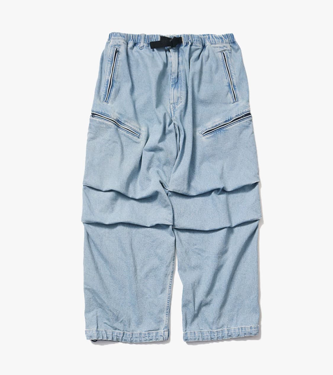 BEAMS - 24SS FADE DENIM CARGO PANTS 상품이미지1