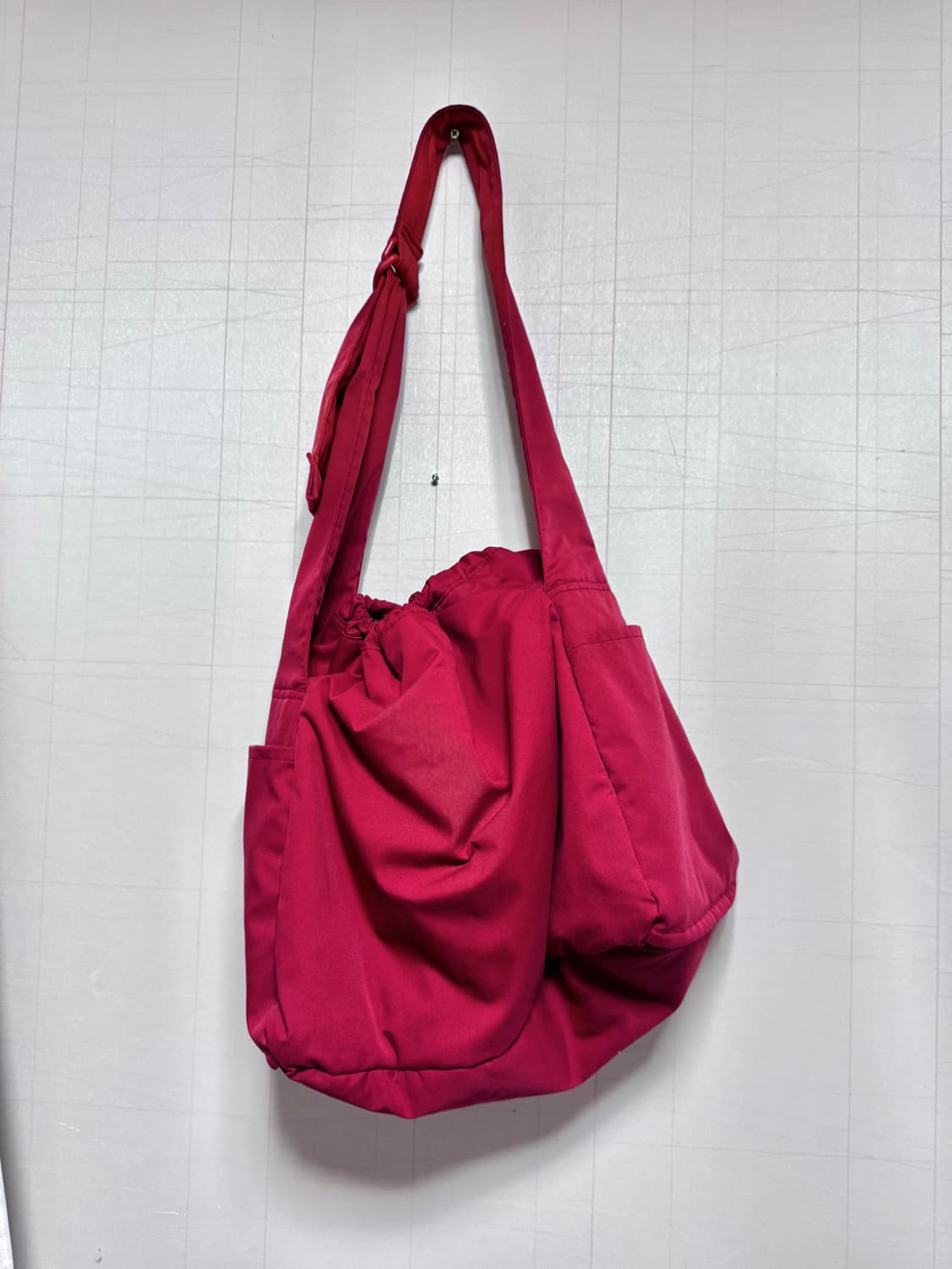 유니클로 소프트퍼피숄더백 레드 상품이미지2