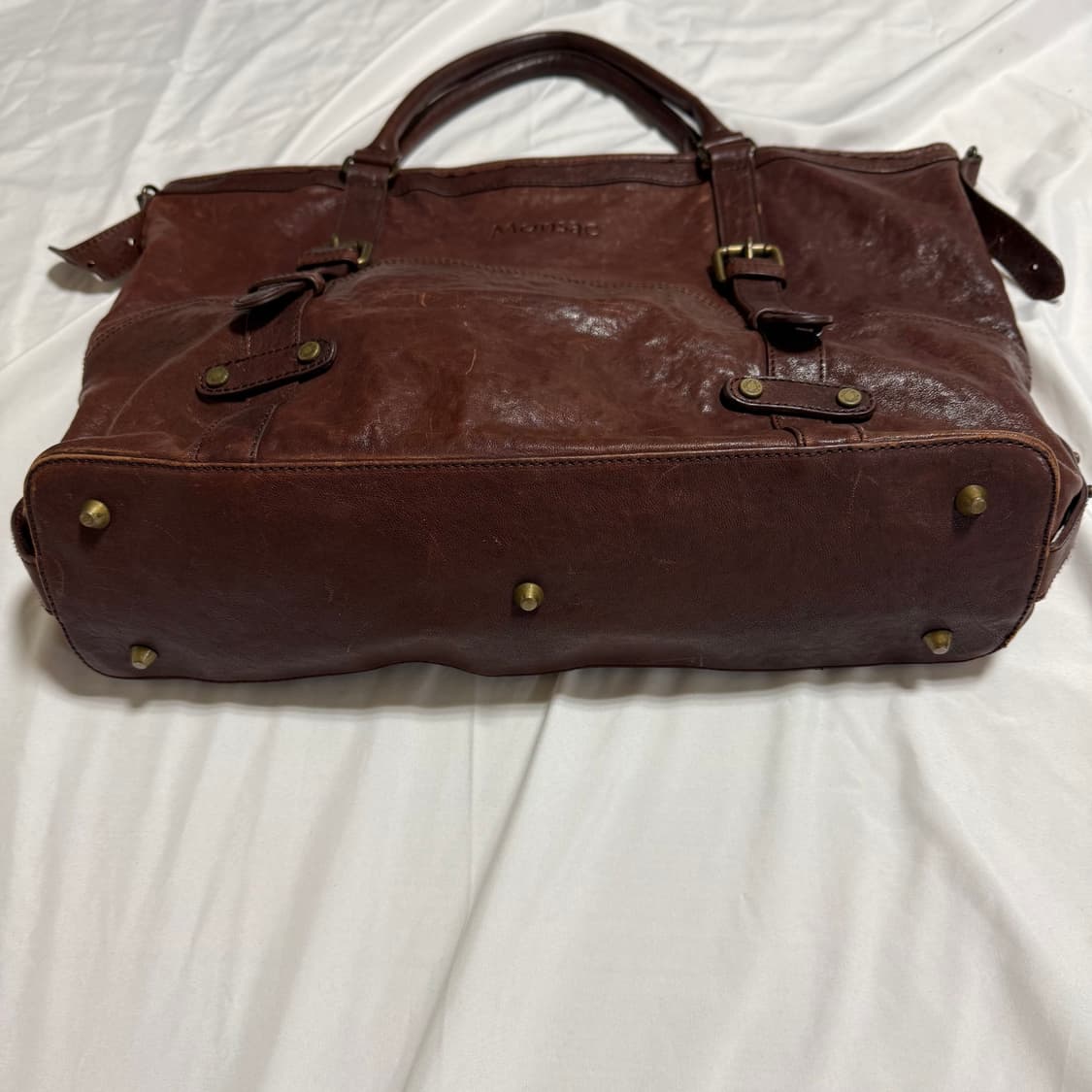 [OS] Monsac 몽삭 가죽 토트백 상품이미지3