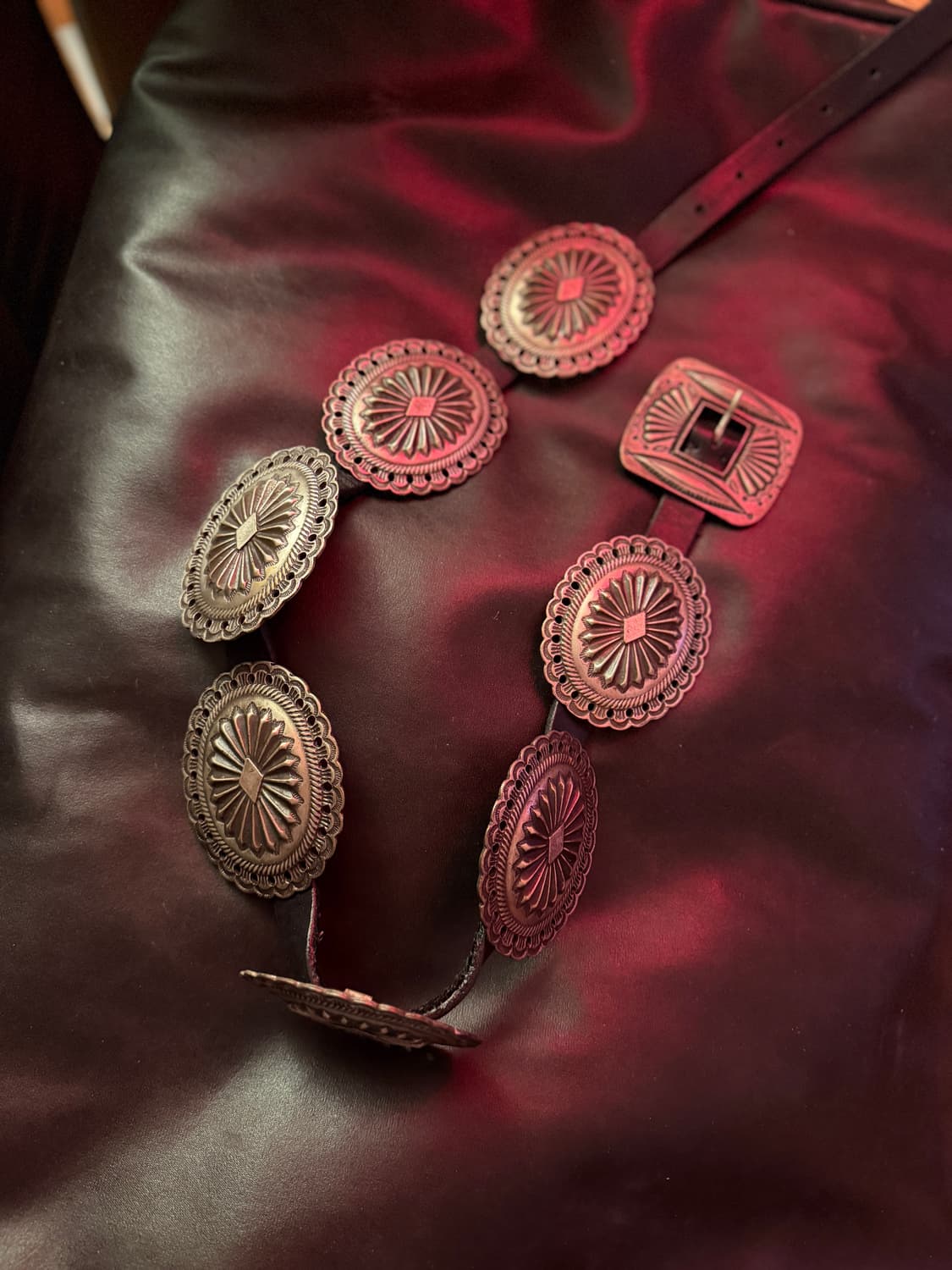 폴로 랄프로렌 메탈 액센트 레더 벨트 상품이미지2