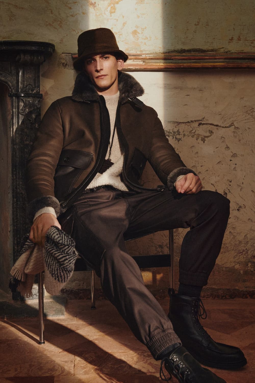 브리오니 컬렉션 레이스업 부츠 상품이미지1