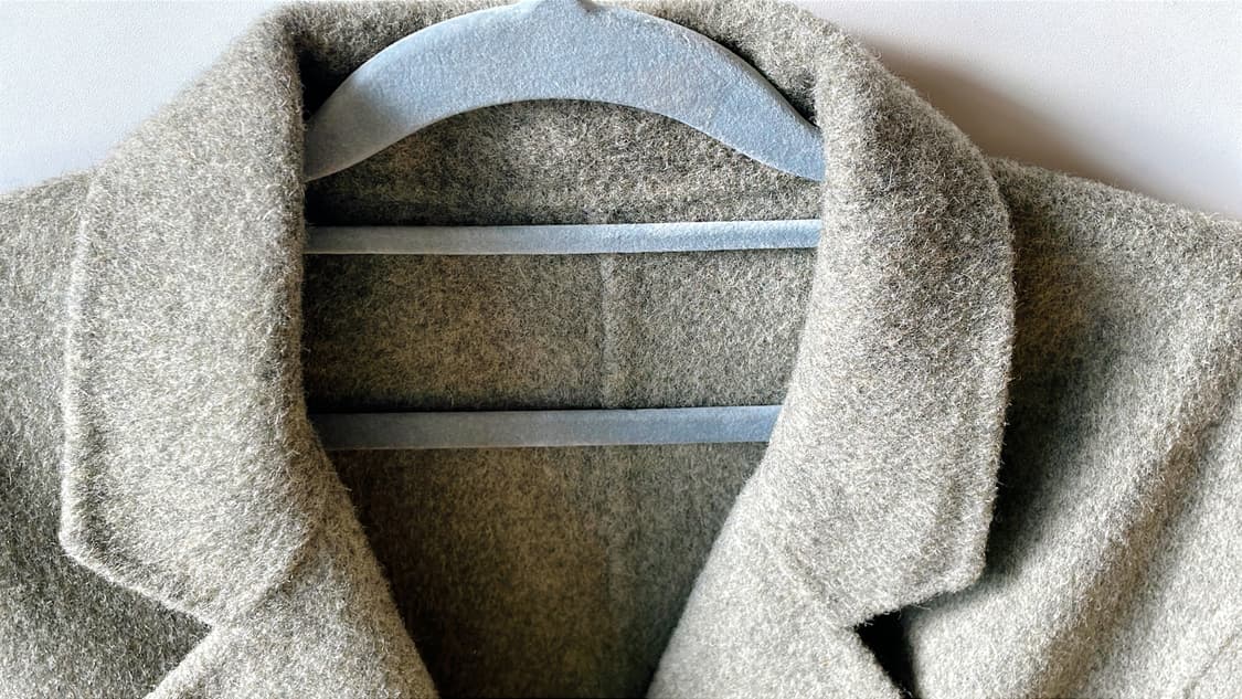 ALL&SUNDRY 올앤선드리 카키그레이 울 모직코트 상품이미지5