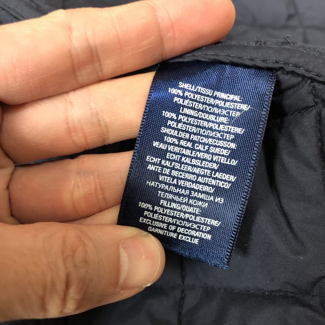 (6세) 폴로 랄프로렌 POLO 키즈 타탄 체크 롱 퀼팅 자켓 네이비 상품이미지7