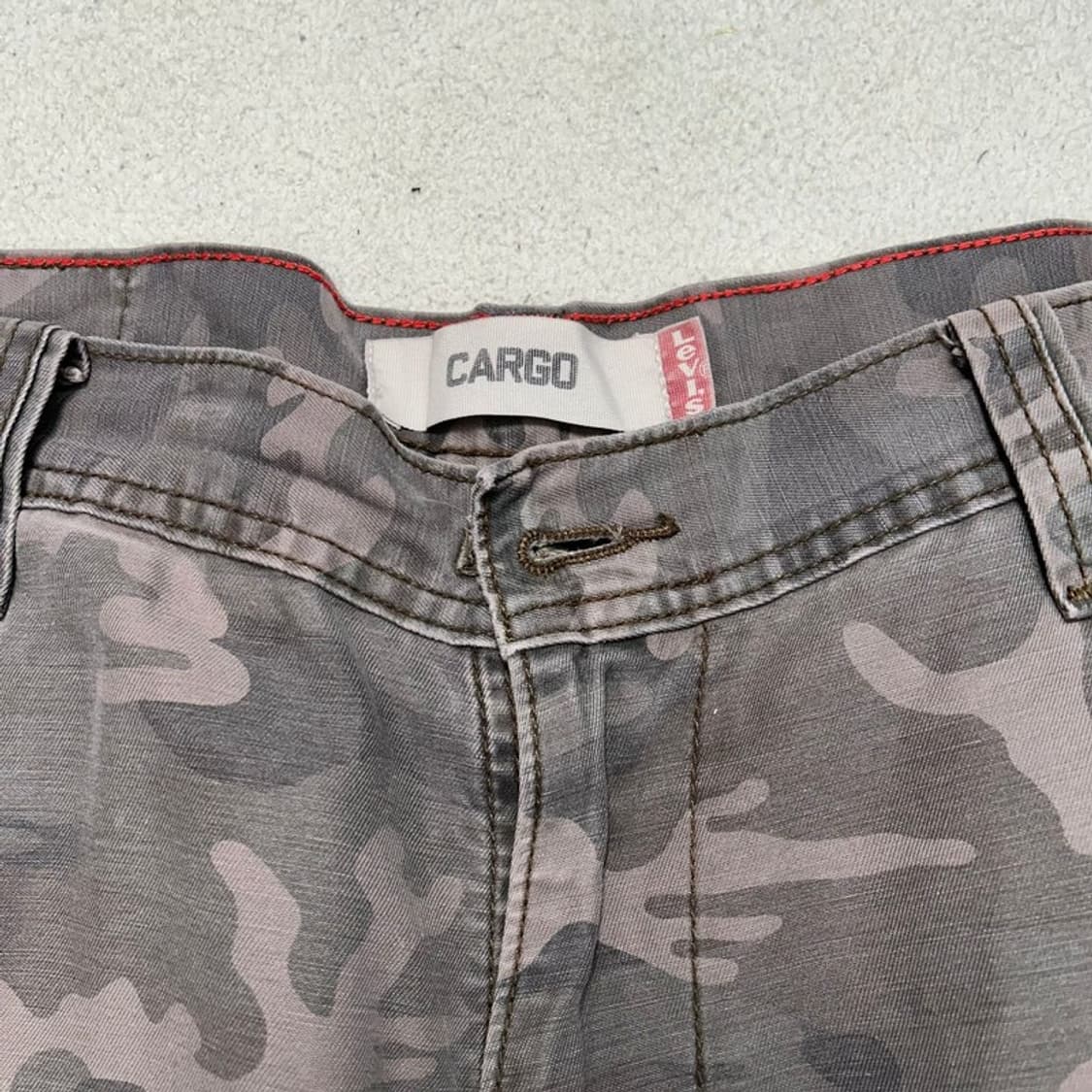 LEVI'S 카모팬츠 카고 하프 팬츠 W33 상품이미지6