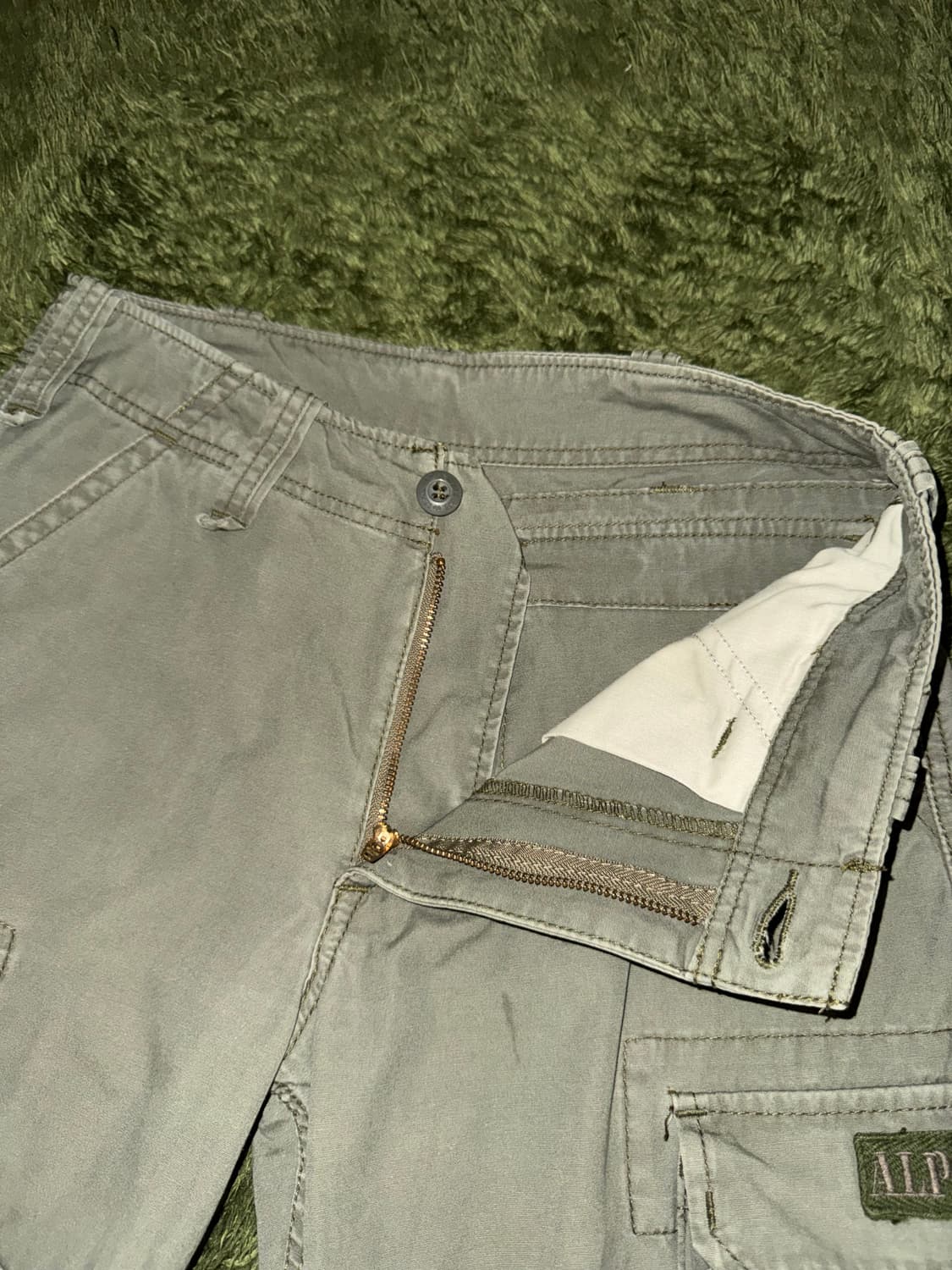 [S] 알파인더스트리 재팬 릴리즈 멀티 카고 팬츠 세이지 그린 상품이미지3