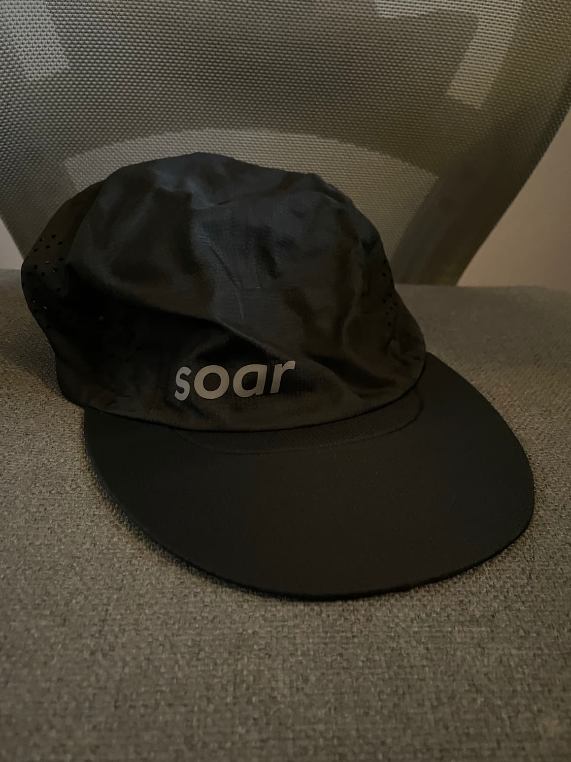 Soar 러닝 런 캡 블랙 상품이미지3