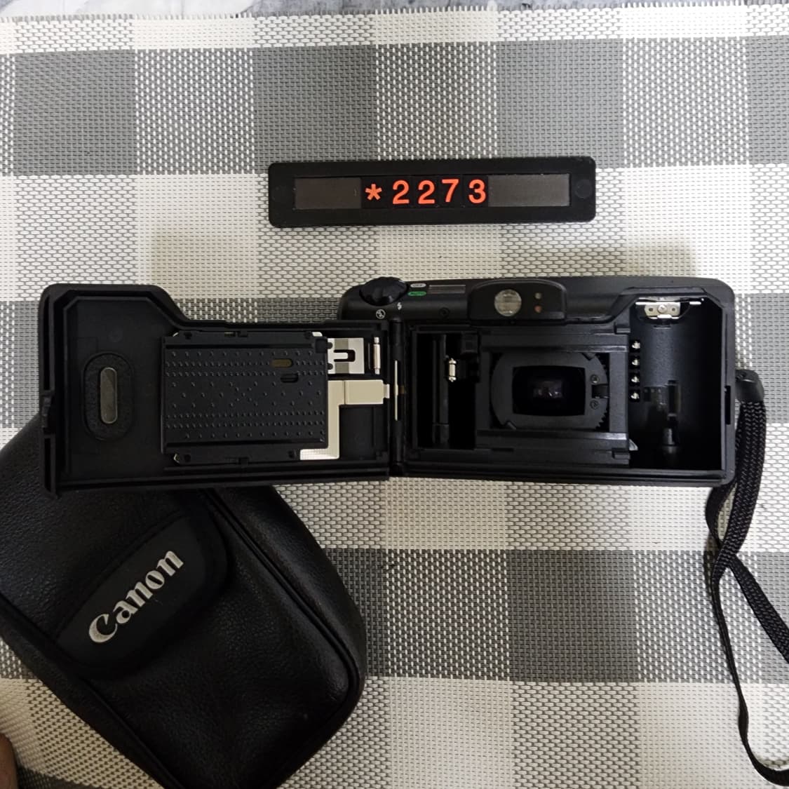 캐논 프리마 슈퍼 105 데이터백 필름카메라 파우치포함 상품이미지5