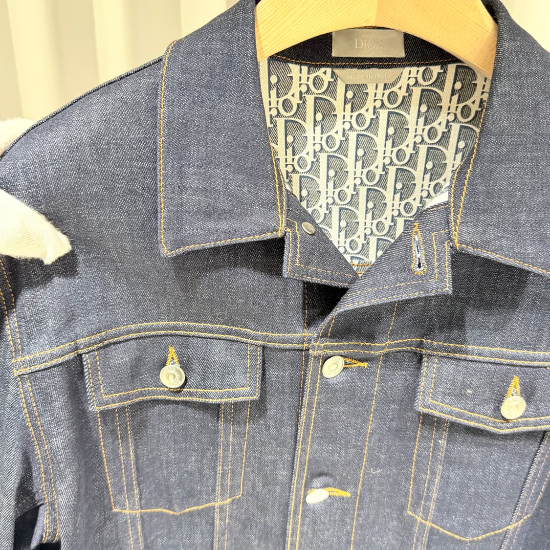 (S+/52) / 디올 오블리크 데님 청자켓 상품이미지6