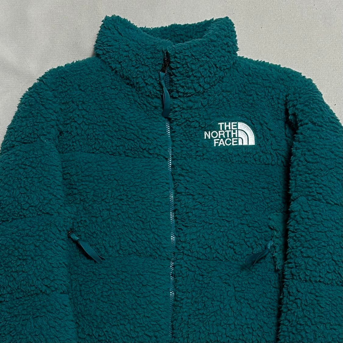 S 노스페이스 여성용 뽀글이 크롭 숏패딩 상품이미지1