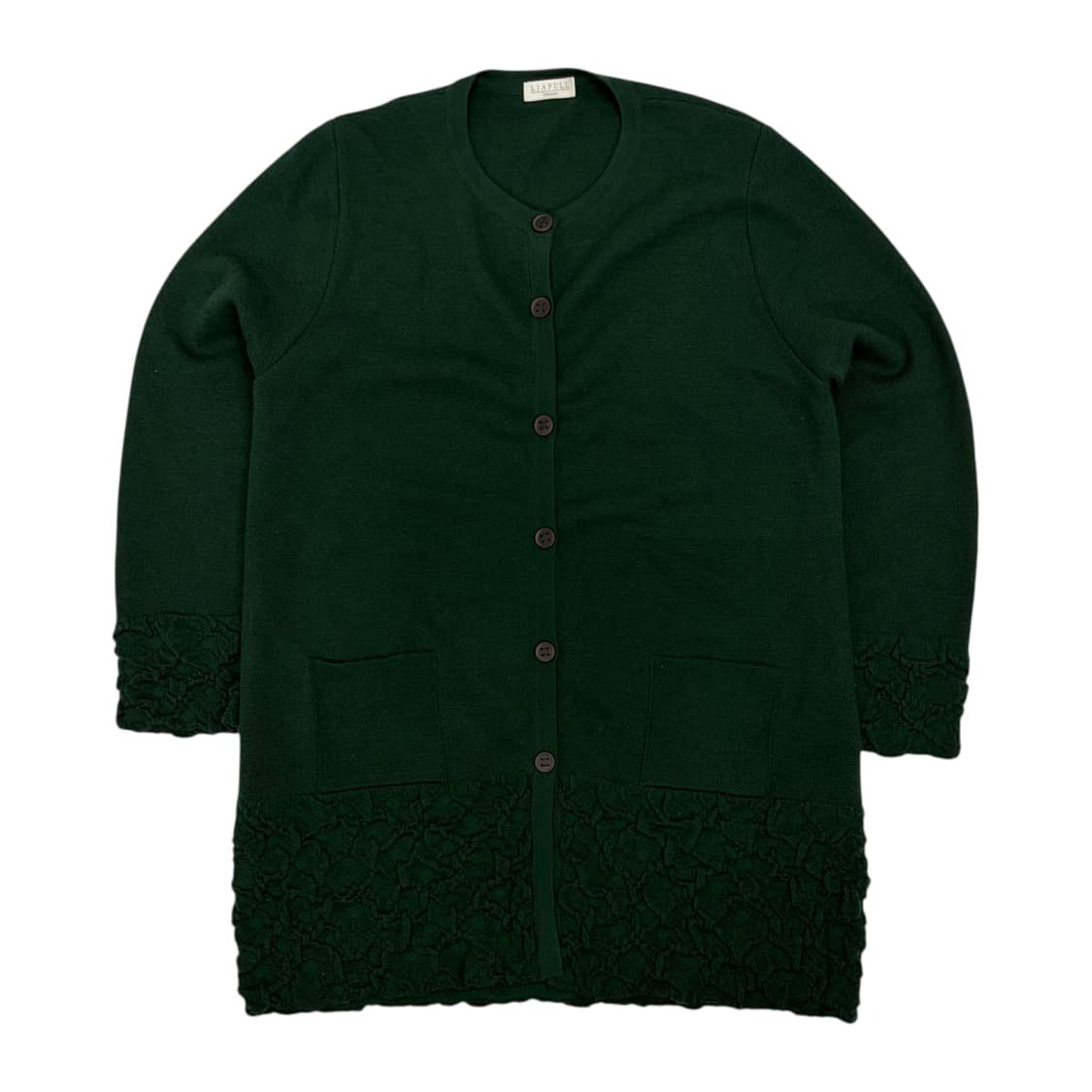 LIAPULL 캐시미어 가디건 다크그린 상품이미지1