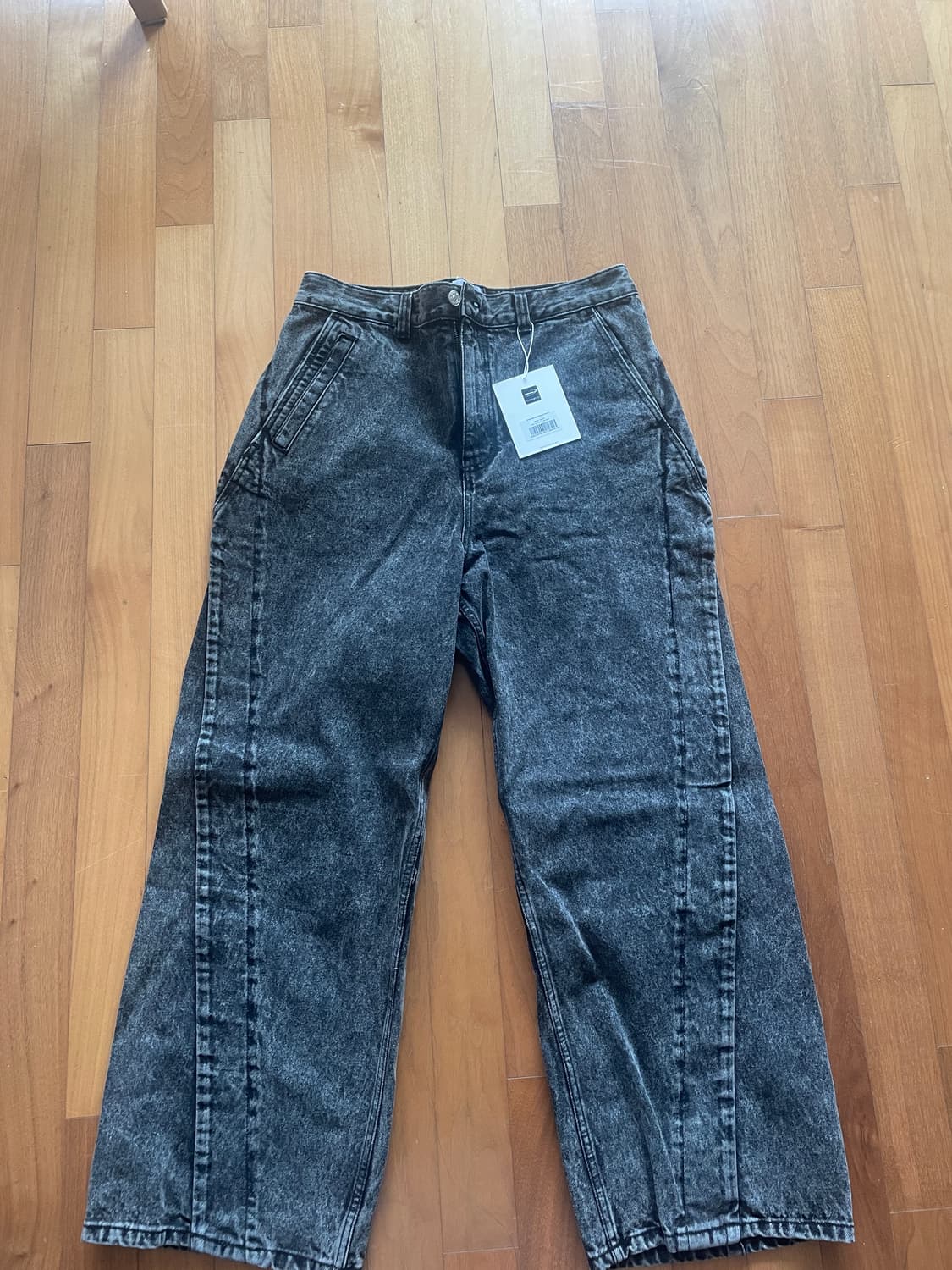 그레일즈 STREAMLINE DENIM PANTS [BLACK] 3사이즈 상품이미지3