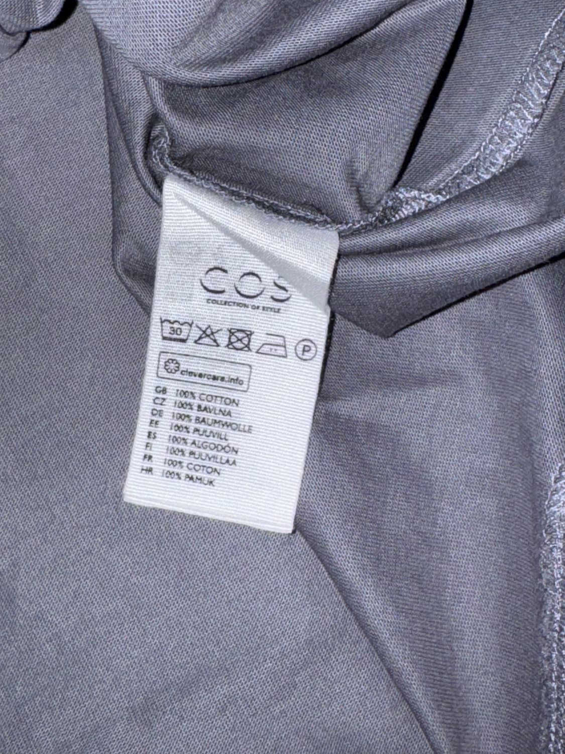 코스 카라 티셔츠 그레이 L 상품이미지4