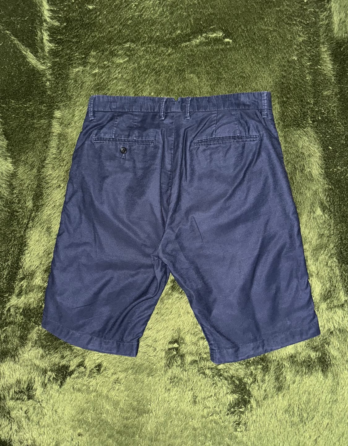[M] Beams japan 빔즈 코튼 치노 하프 팬츠 반바지 네이비 상품이미지7