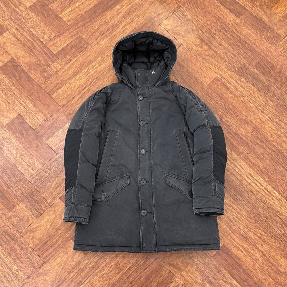 110 series 시리즈 나누크 피그먼트 워싱 구스다운 패딩 자켓  상품이미지1