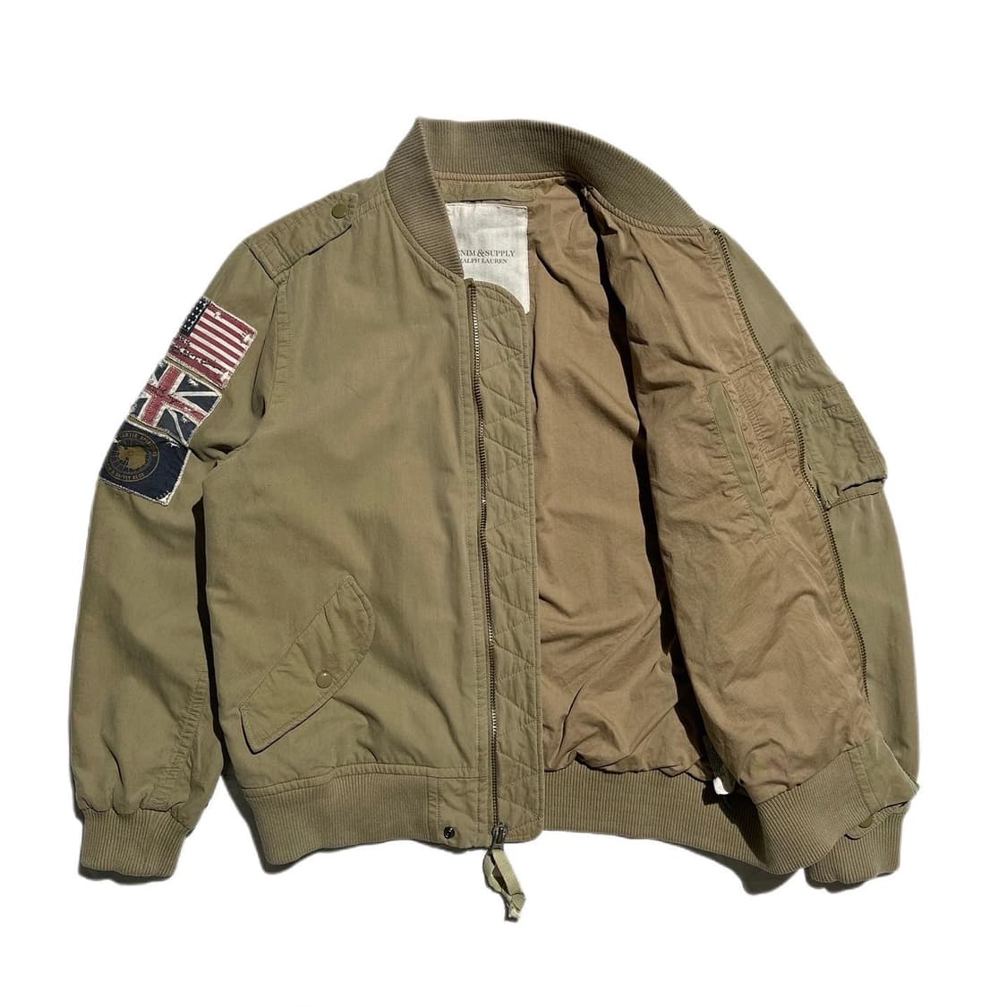 랄프로렌 데님 & 서플라이 성조기 MA-1 항공 점퍼 상품이미지8