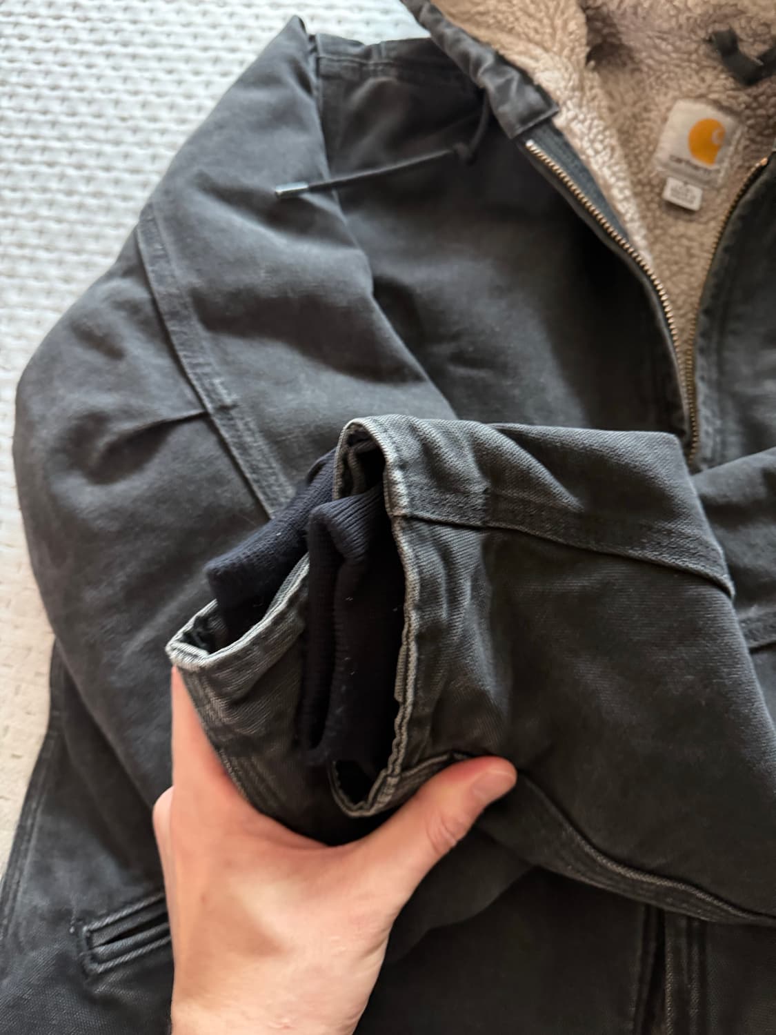 [S]칼하트 j141 샌드스톤 덕 액티브 자켓 상품이미지5