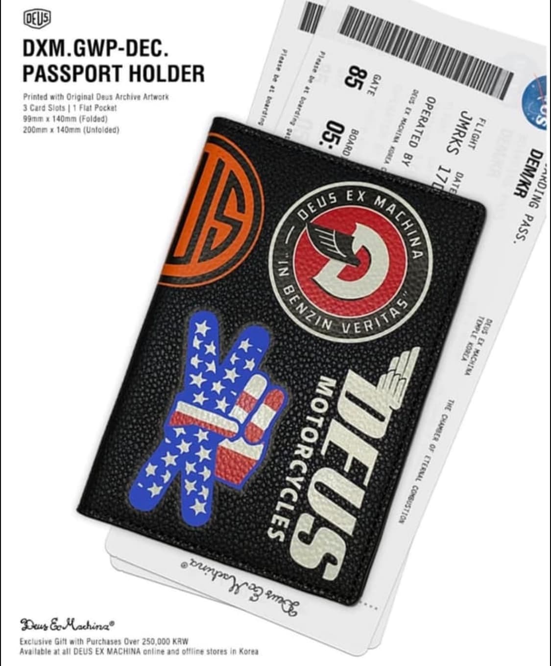 (구매)Deus passport 여권 케이스 상품이미지1