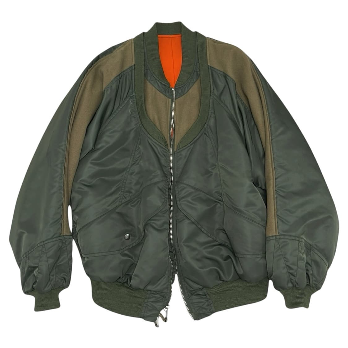 [42] 타카히로미야시타 더 솔로이스트 14AW 이중봄버 올리브 상품이미지1