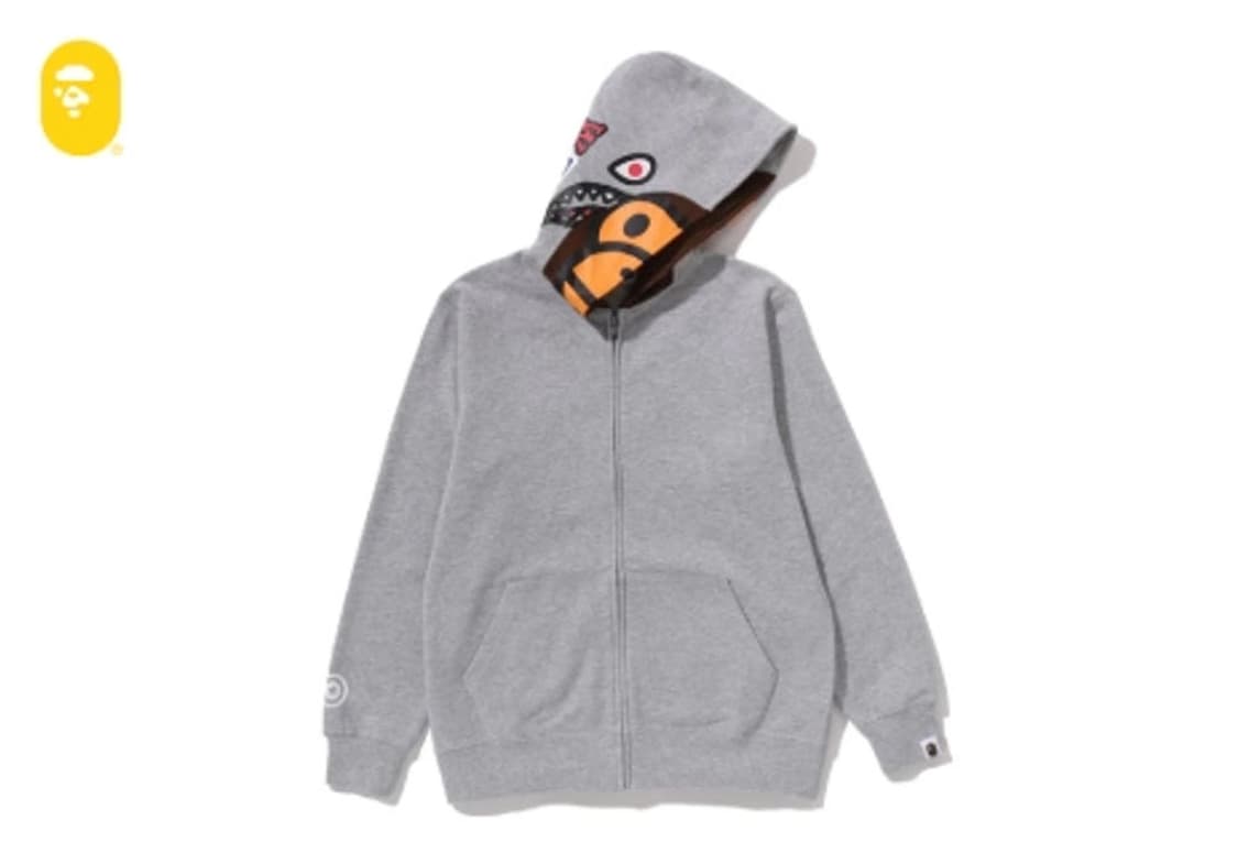 (택O) 베이프 후드 집업 주니어 MILO SHARK ZIP HOODIE 상품이미지1