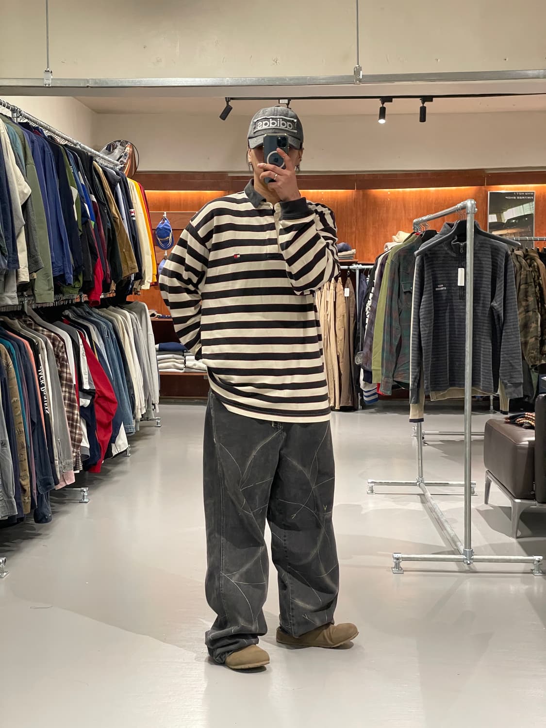 타미힐피거 스트라이프 카라 티셔츠  상품이미지6