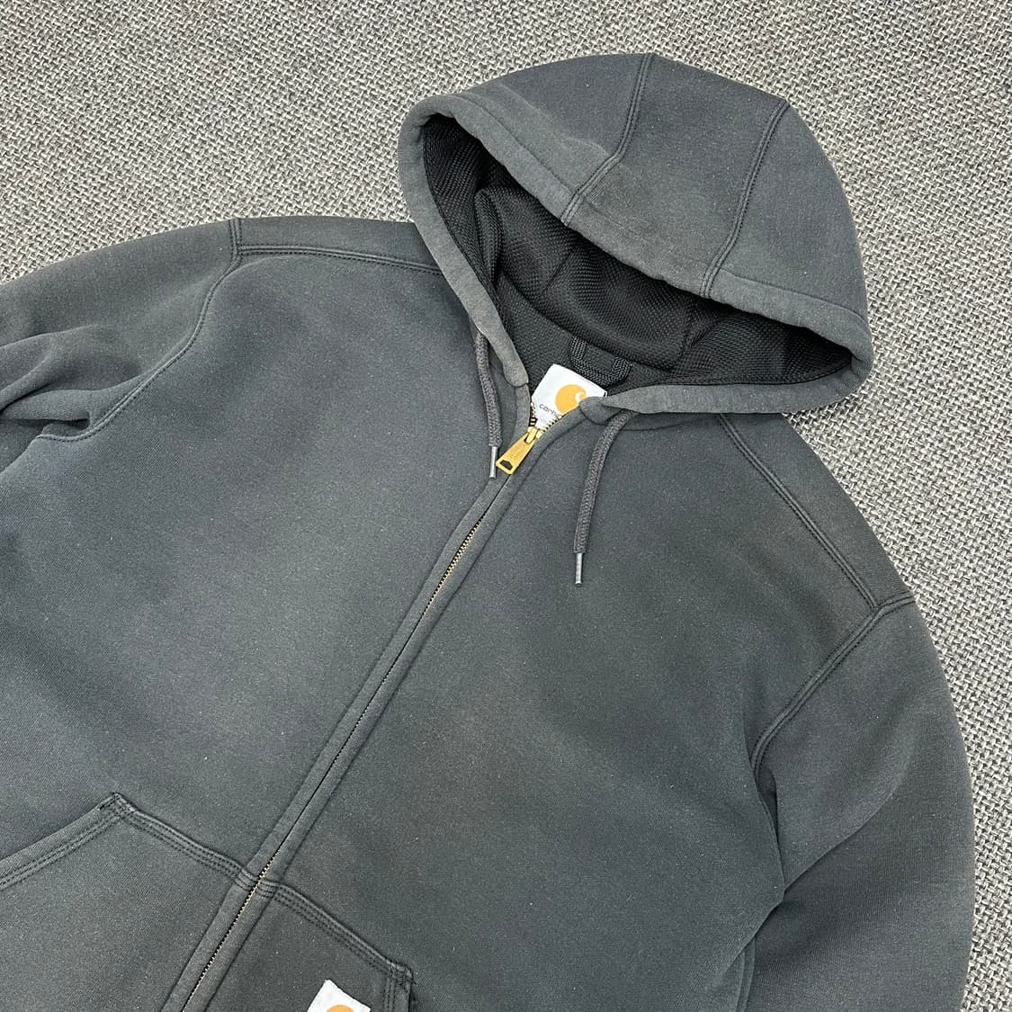 칼하트 빈티지 레인디펜더 후드집업 S(L크기) 상품이미지4