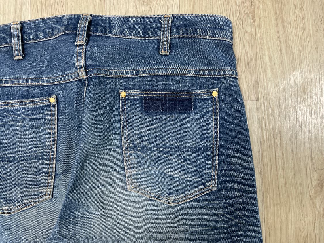 33) 40's 복각 랭글러 벤 로데오 워싱 데님팬츠(RRL&LVC&폴로 상품이미지8