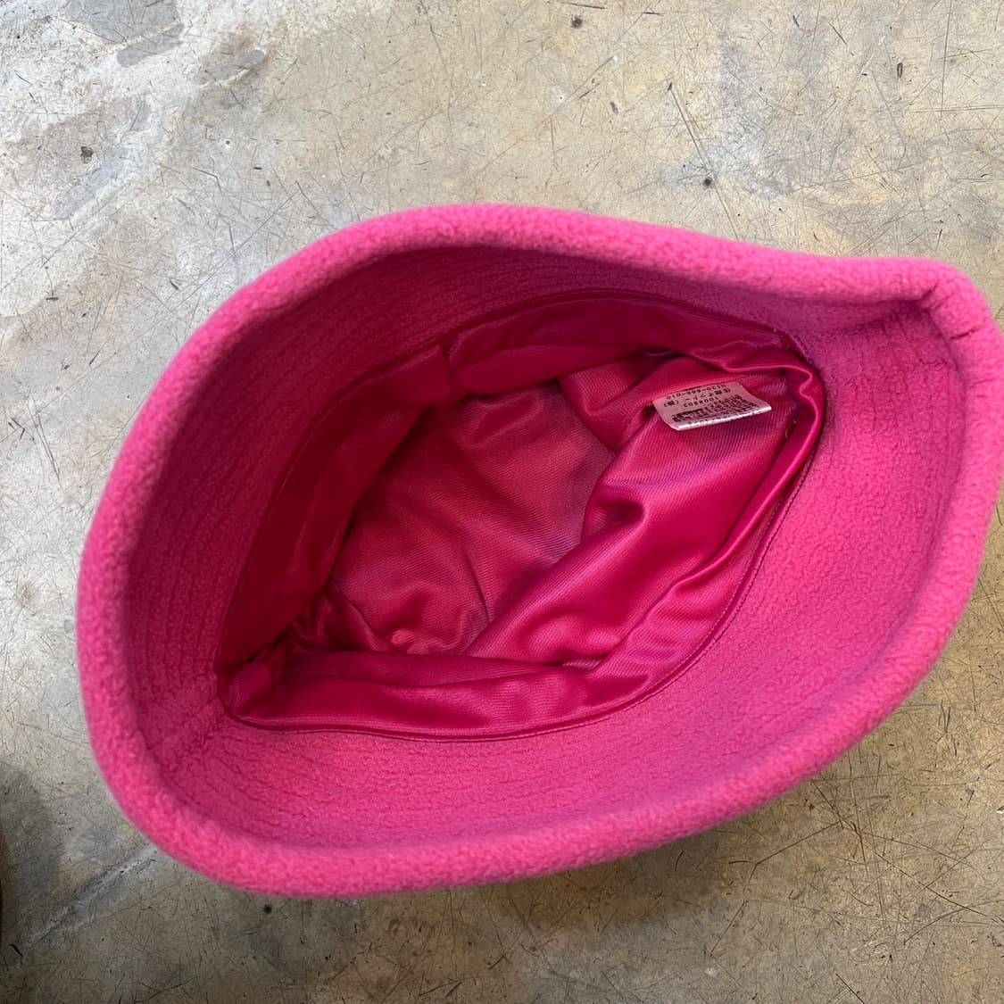 핑크 후리스 버킷햇 상품이미지5