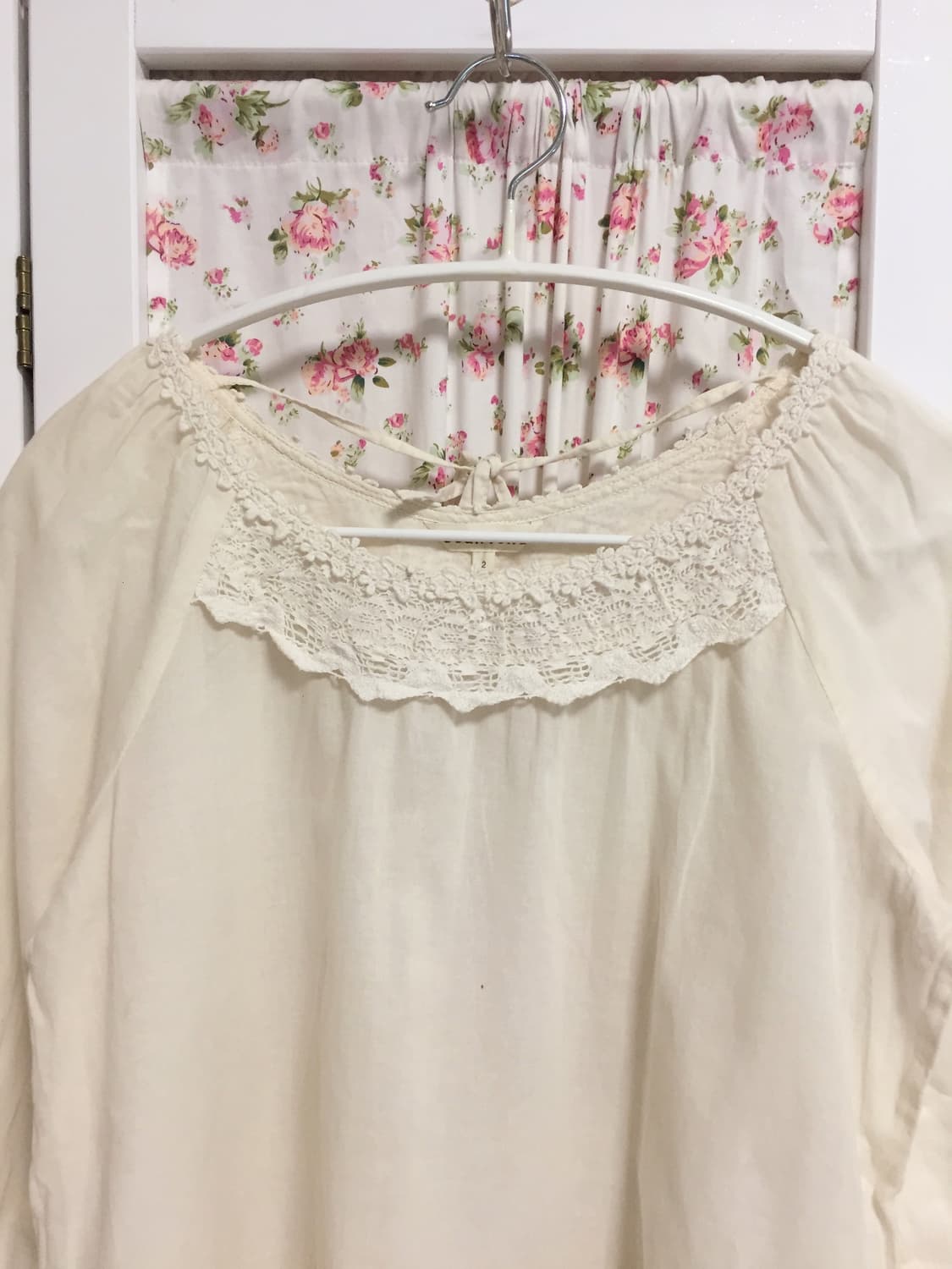 빈티지 베이지 블라우스 상품이미지2