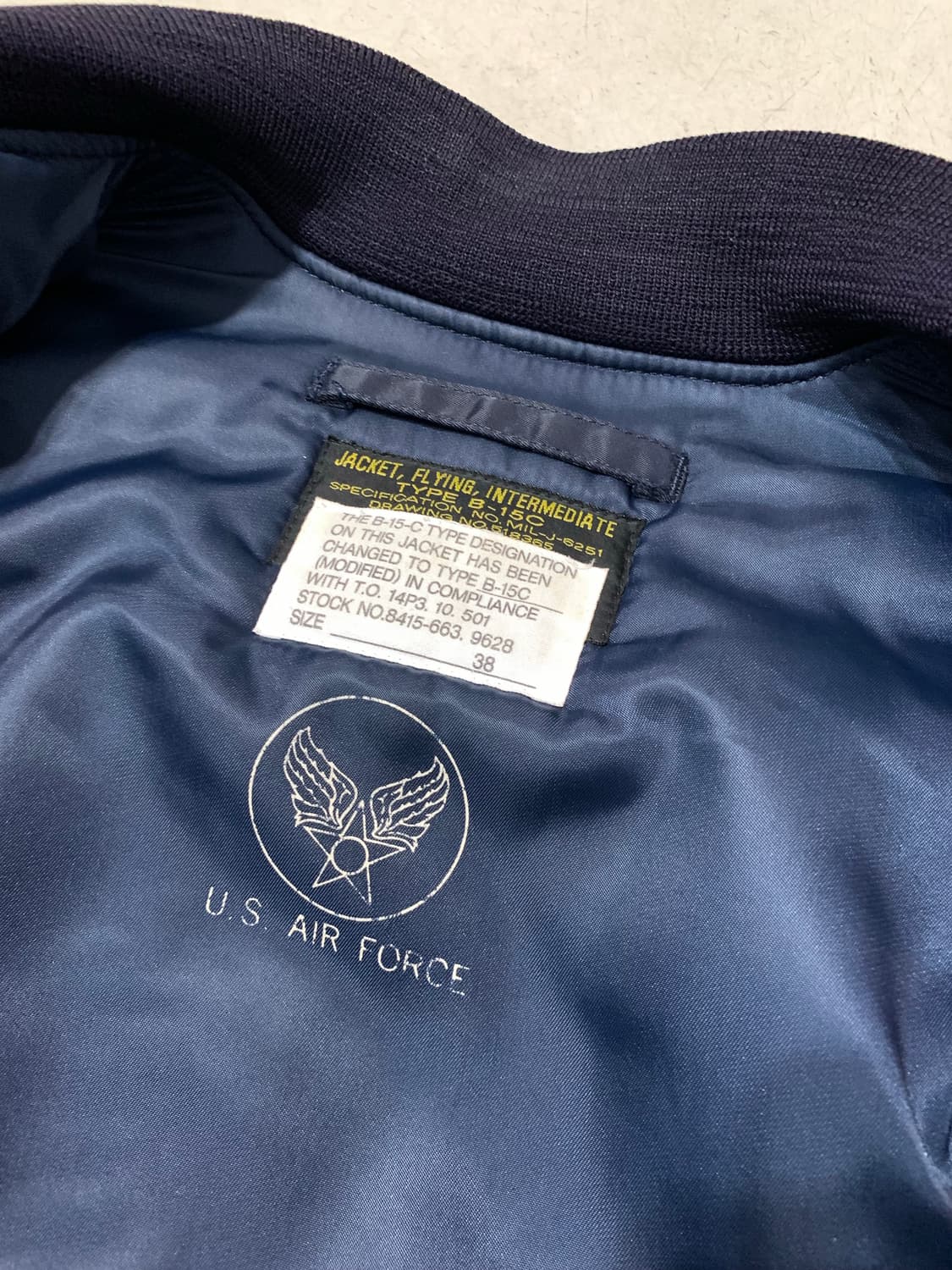 캡클로딩 b15c 플라이트 자켓 상품이미지7