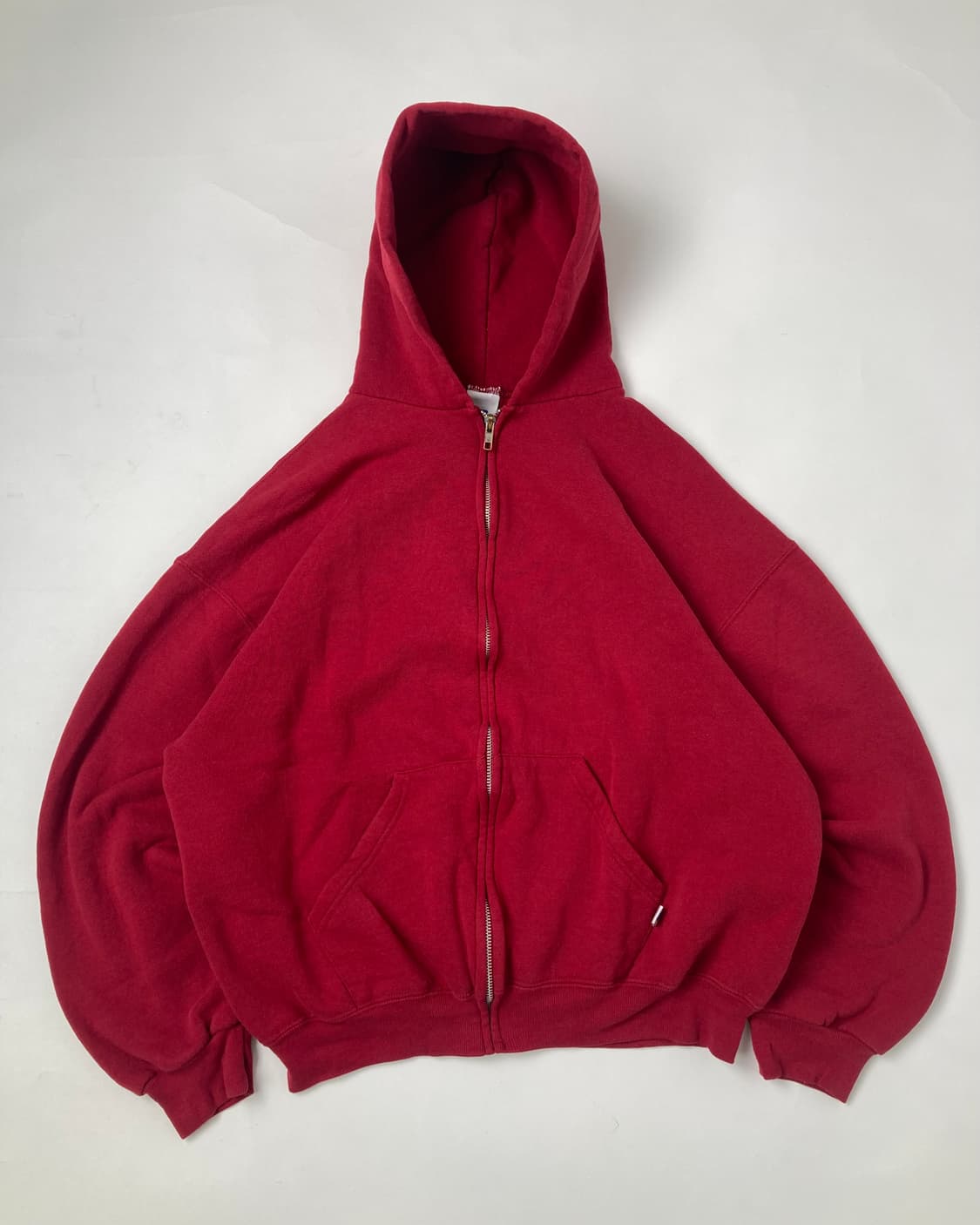 90s Russell Zip Up Hoodie (red) 상품이미지1