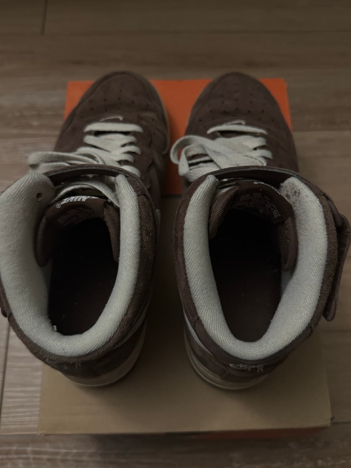 나이키 에어포스 1 미드 07 QS 초콜릿 265 판매  상품이미지5