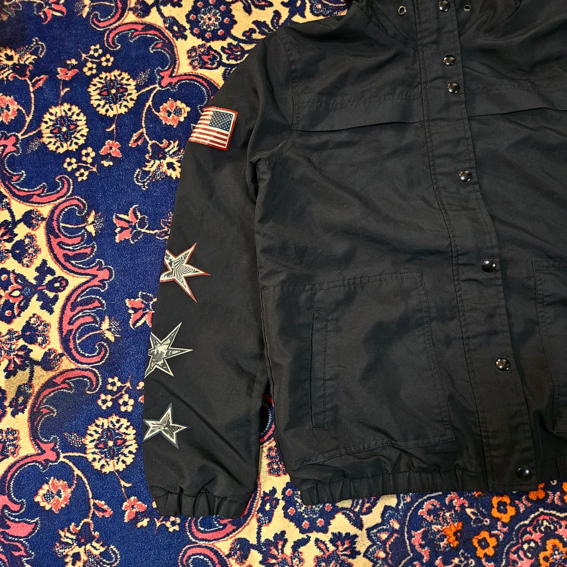 볼컴(VOLCOM) 21FW USA 와펜 자수 바람막이 자켓 M 상품이미지3