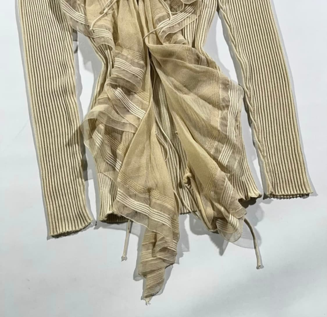 장폴고티에 프릴 볼레로 가디건 상품이미지3