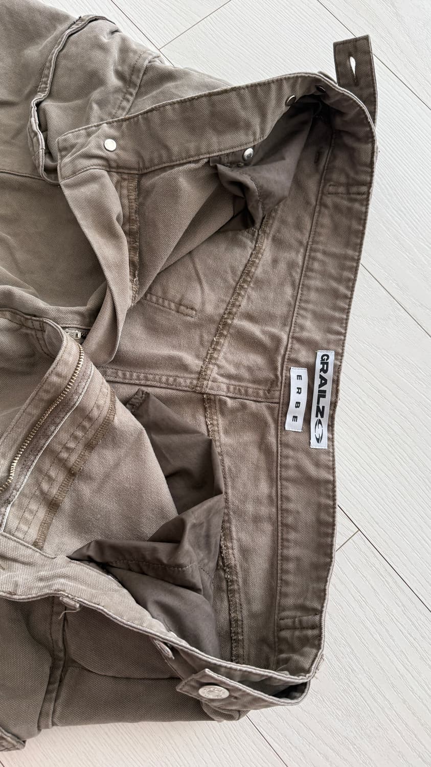 GRAILZ Erbe 멀티 카고 바지 브라운 상품이미지3