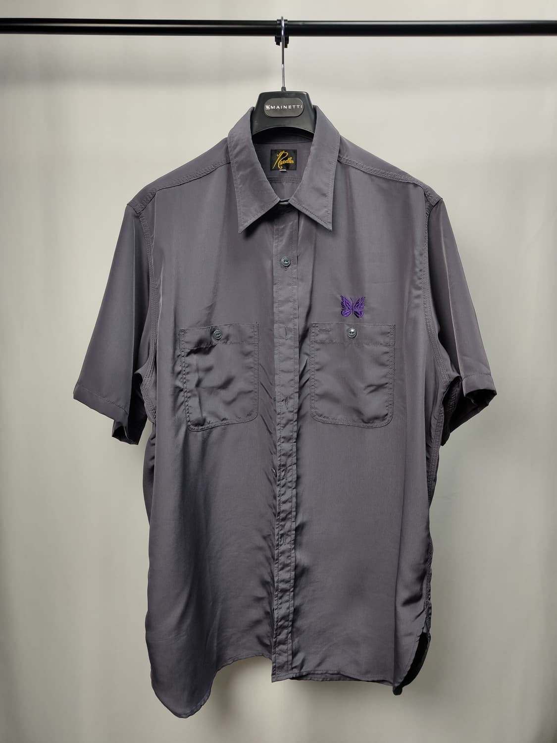 니들스 워크셔츠 반팔 그레이 xl 상품이미지1