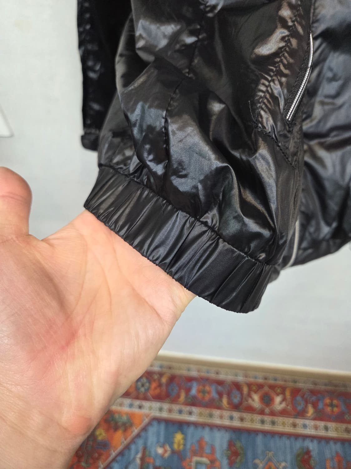 메르세데스 벤츠 유광 바람막이 봄버자켓 L 상품이미지7