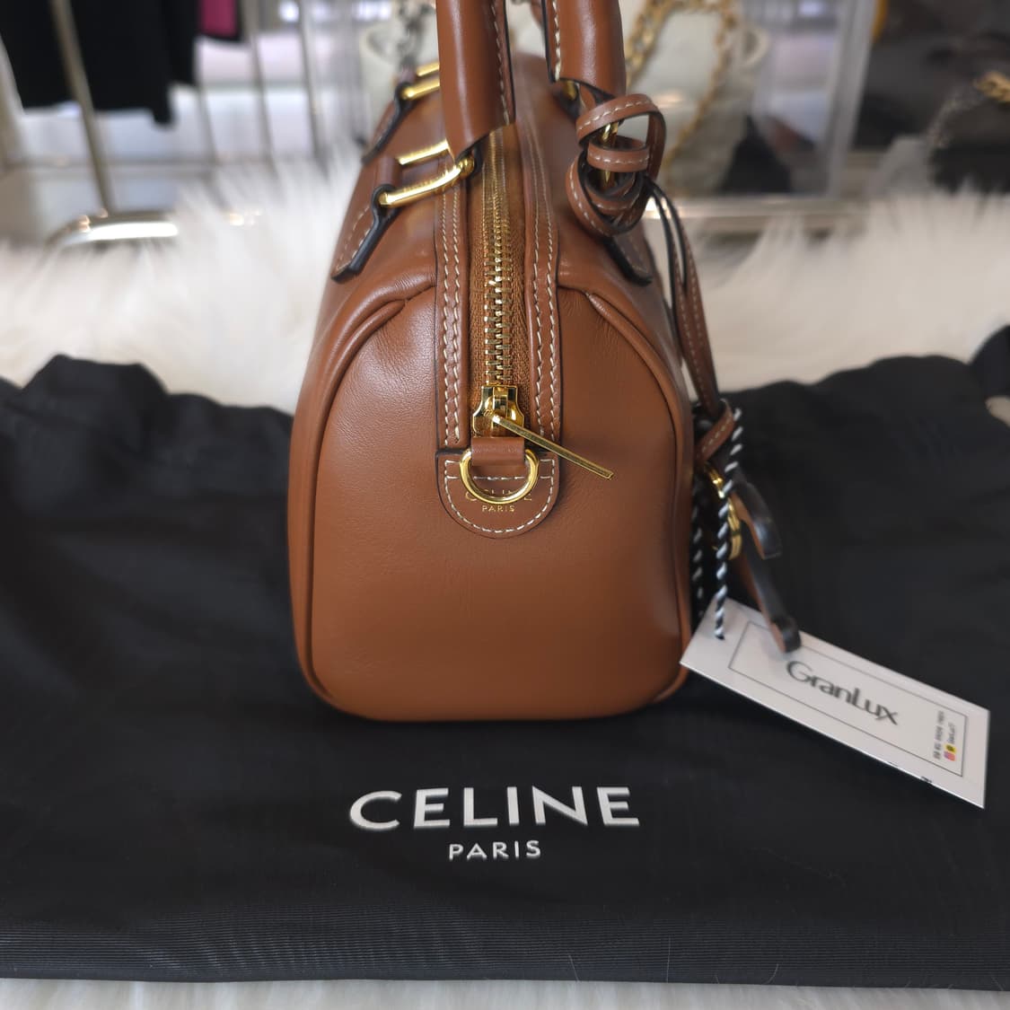 [중고/정품] 셀린느 스몰 보스턴 / 부드러운 카프스킨 + 백참 상품이미지6