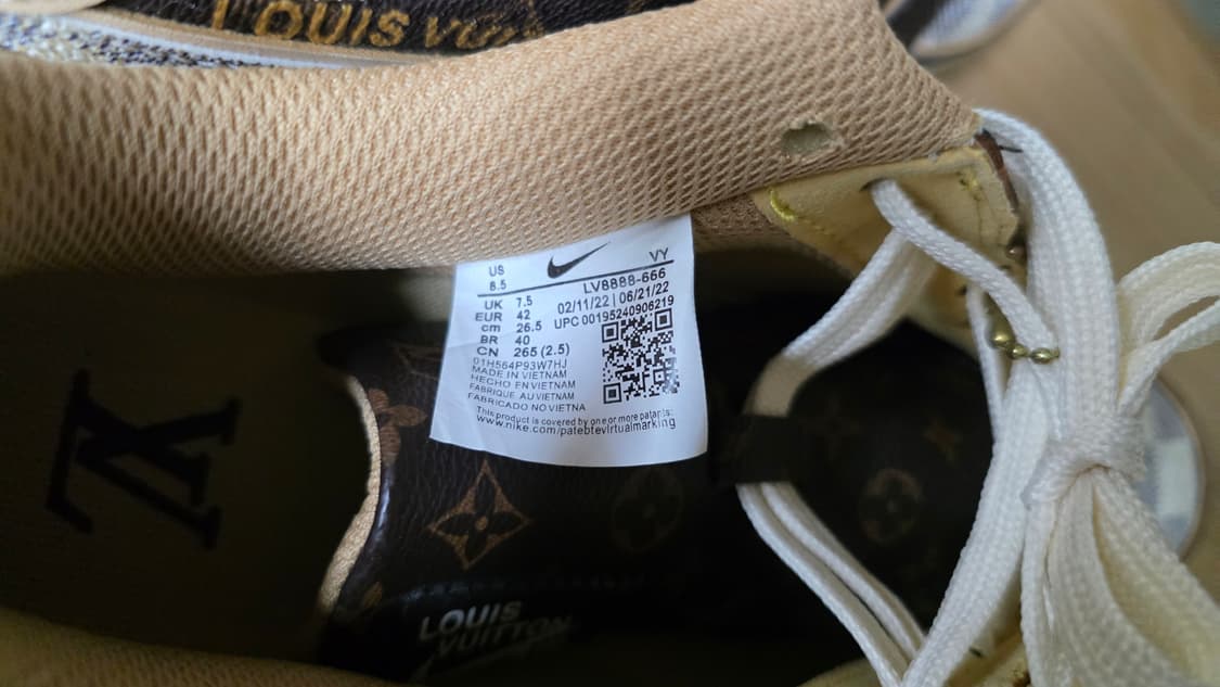 나이키 에어포스1 커스텀 스니커즈 265mm 상품이미지5