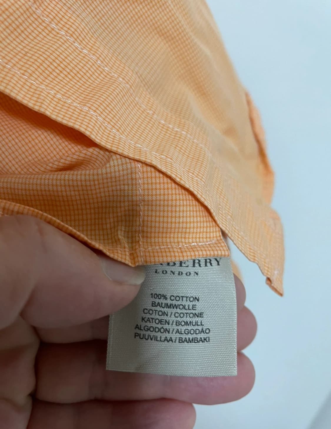 Burberry 버버리 남성 셔츠 M size 100% 면 상품이미지6