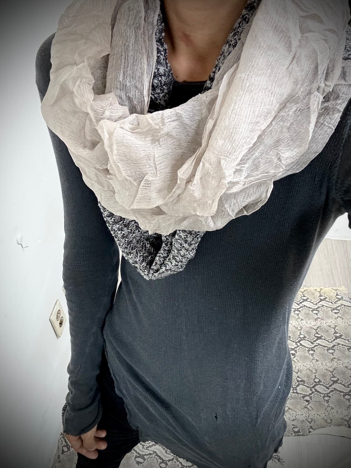 “Vintage” Layered Scarf 상품이미지5