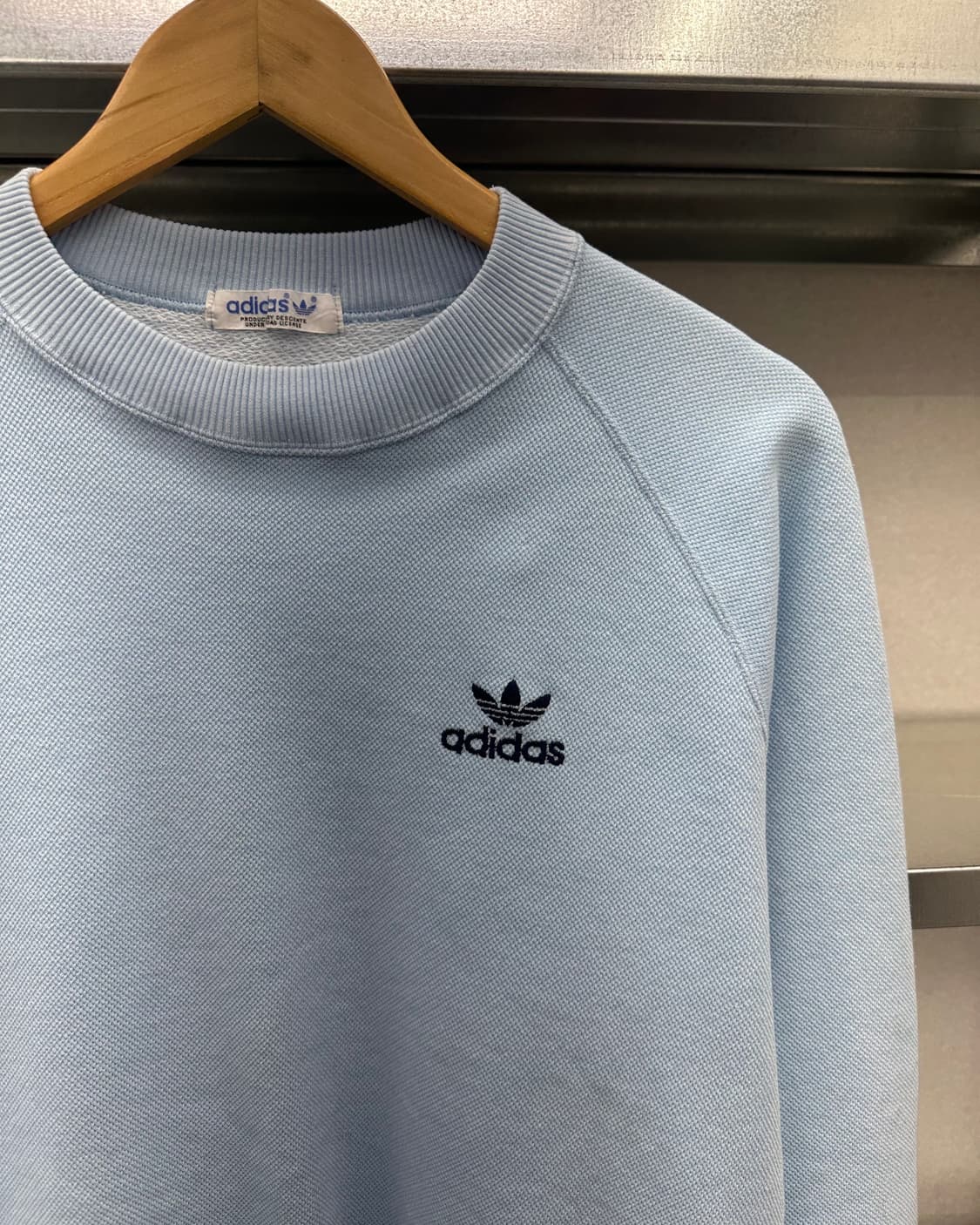 (WOMEN)80~90'S 아디다스 와플 맨투맨-M1975 상품이미지2