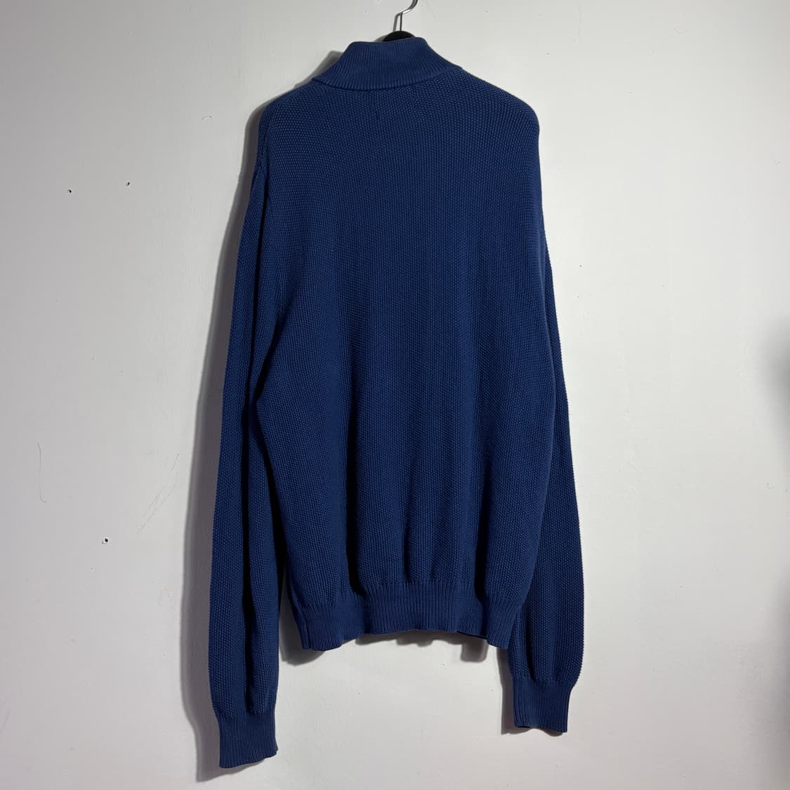 폴로 블루 반집업 니트 (무료배송) 상품이미지4