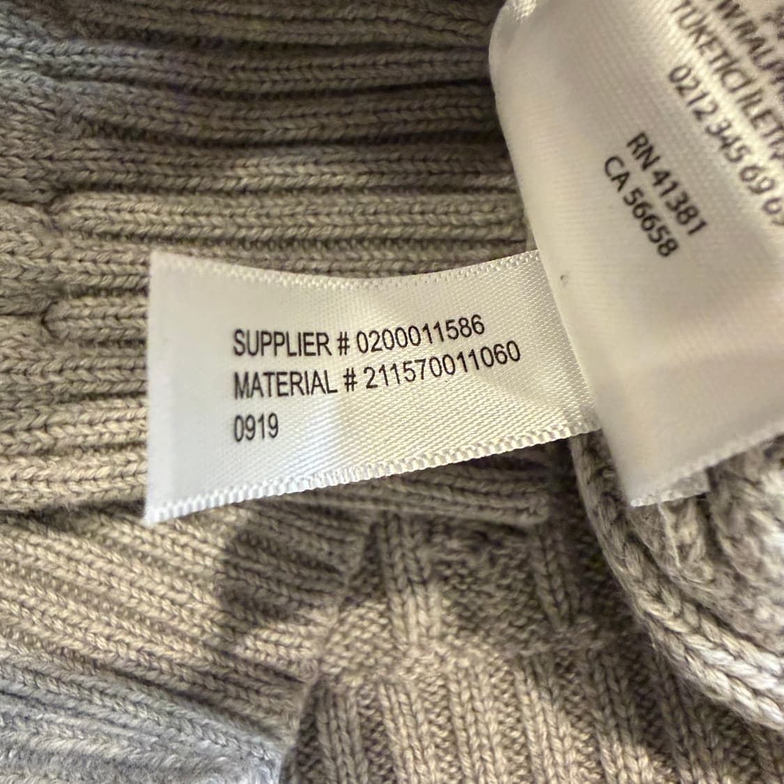 폴로 랄프로렌 케이블 라운드 니트 상품이미지5