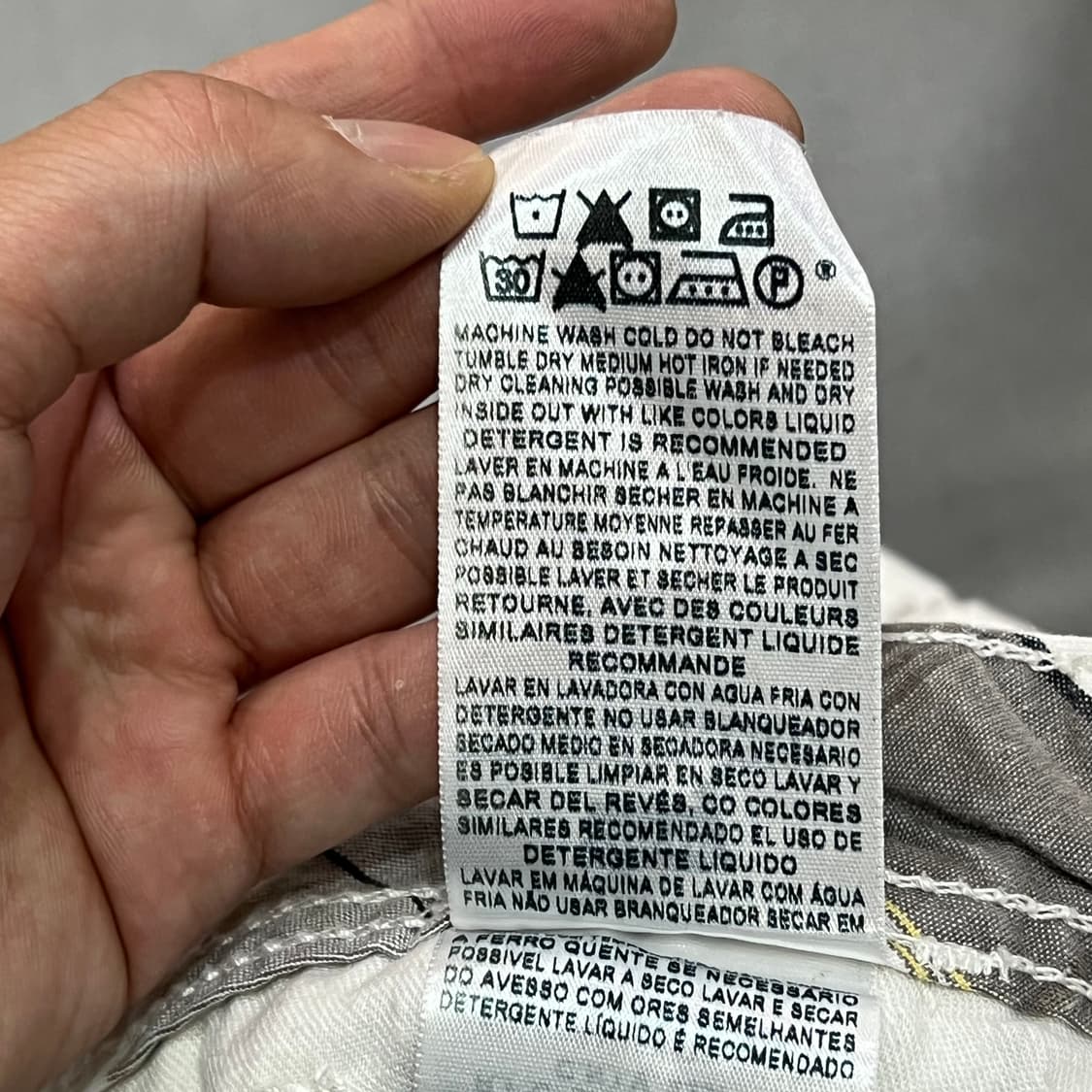 리바이스 화이트탭 체크 카고 쇼츠 y18193 상품이미지7