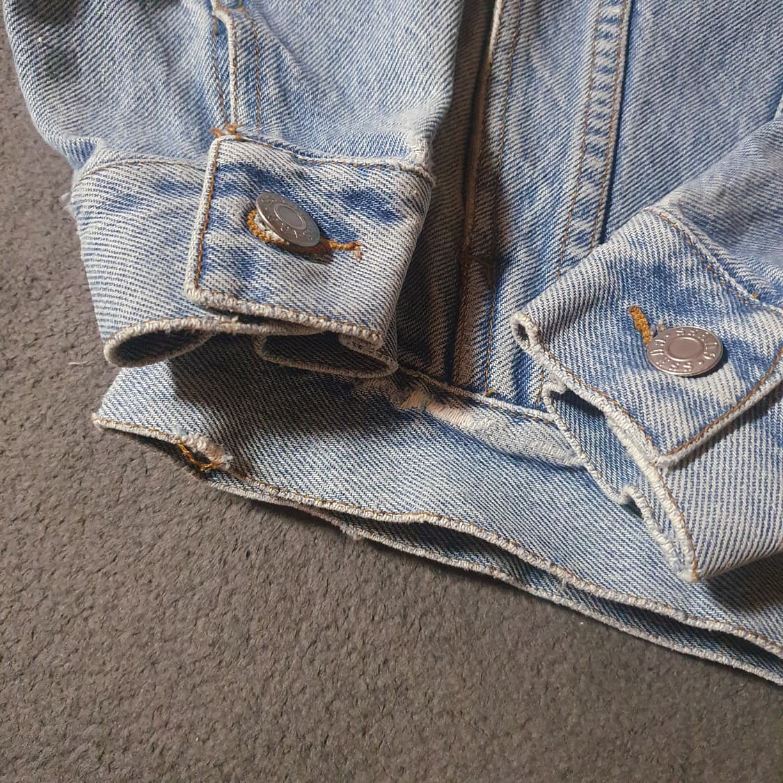 90s GUESS USA 게스 데님 트러커 자켓 M 상품이미지5