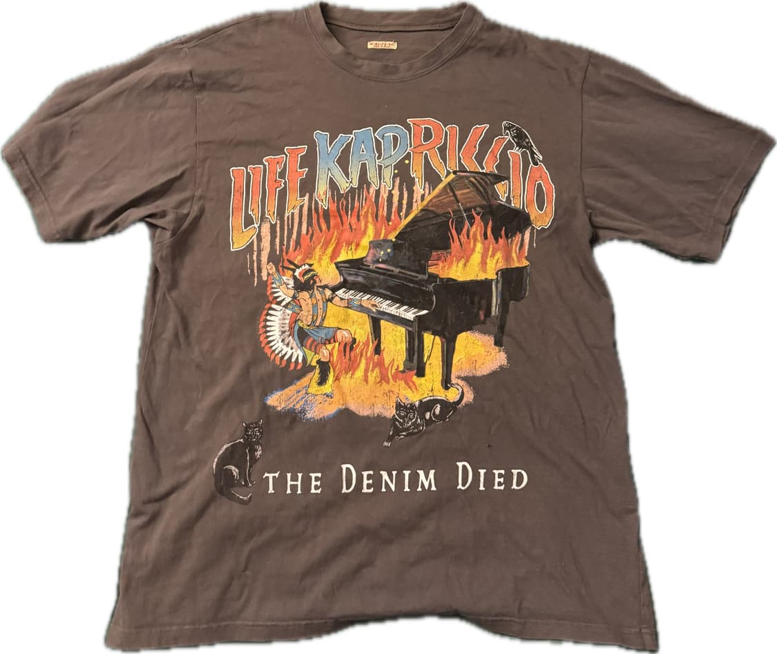 캐피탈 버닝피아노 티셔츠 m사이즈 상품이미지1