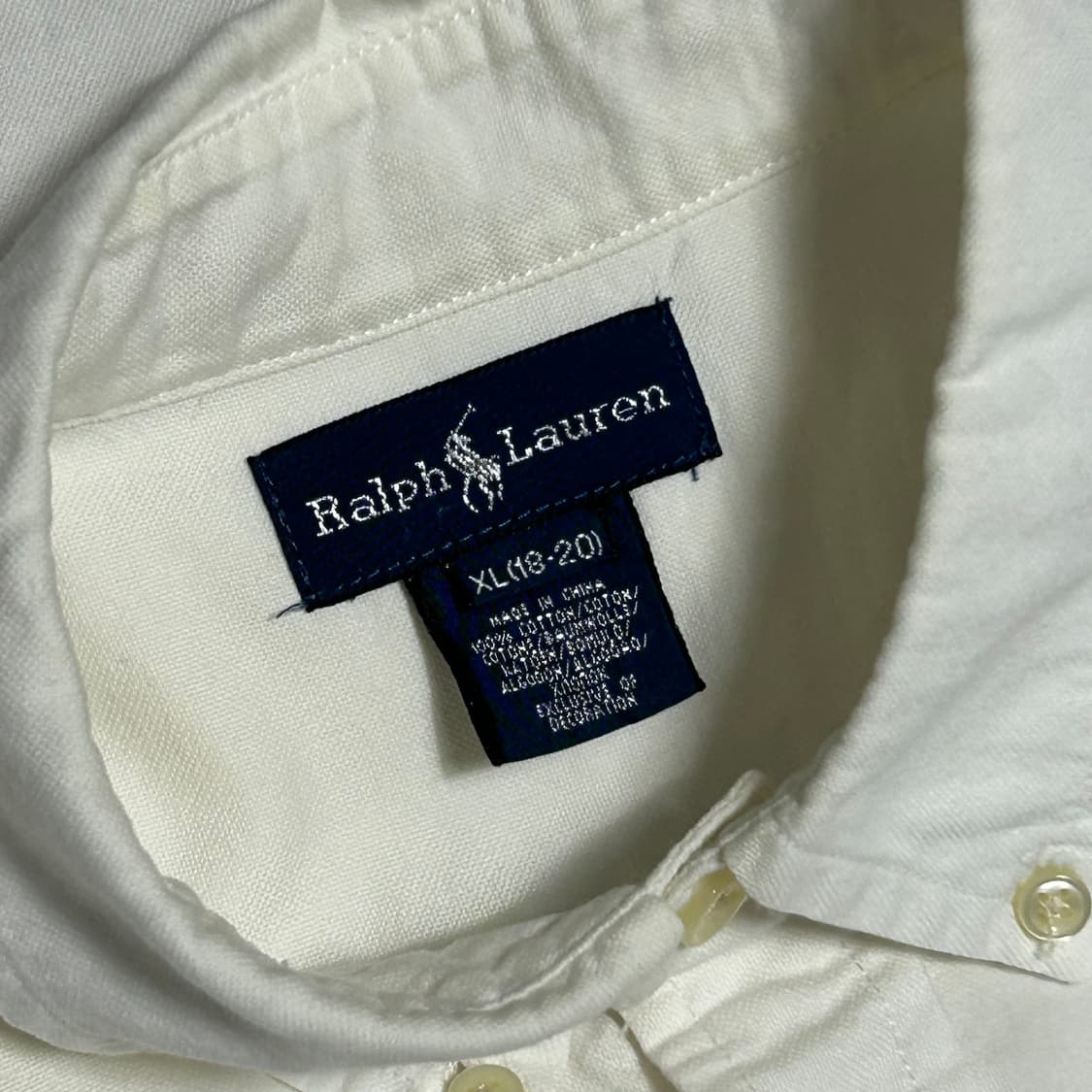 Polo Ralph Lauren 빅포니 화이트 셔츠 상품이미지3