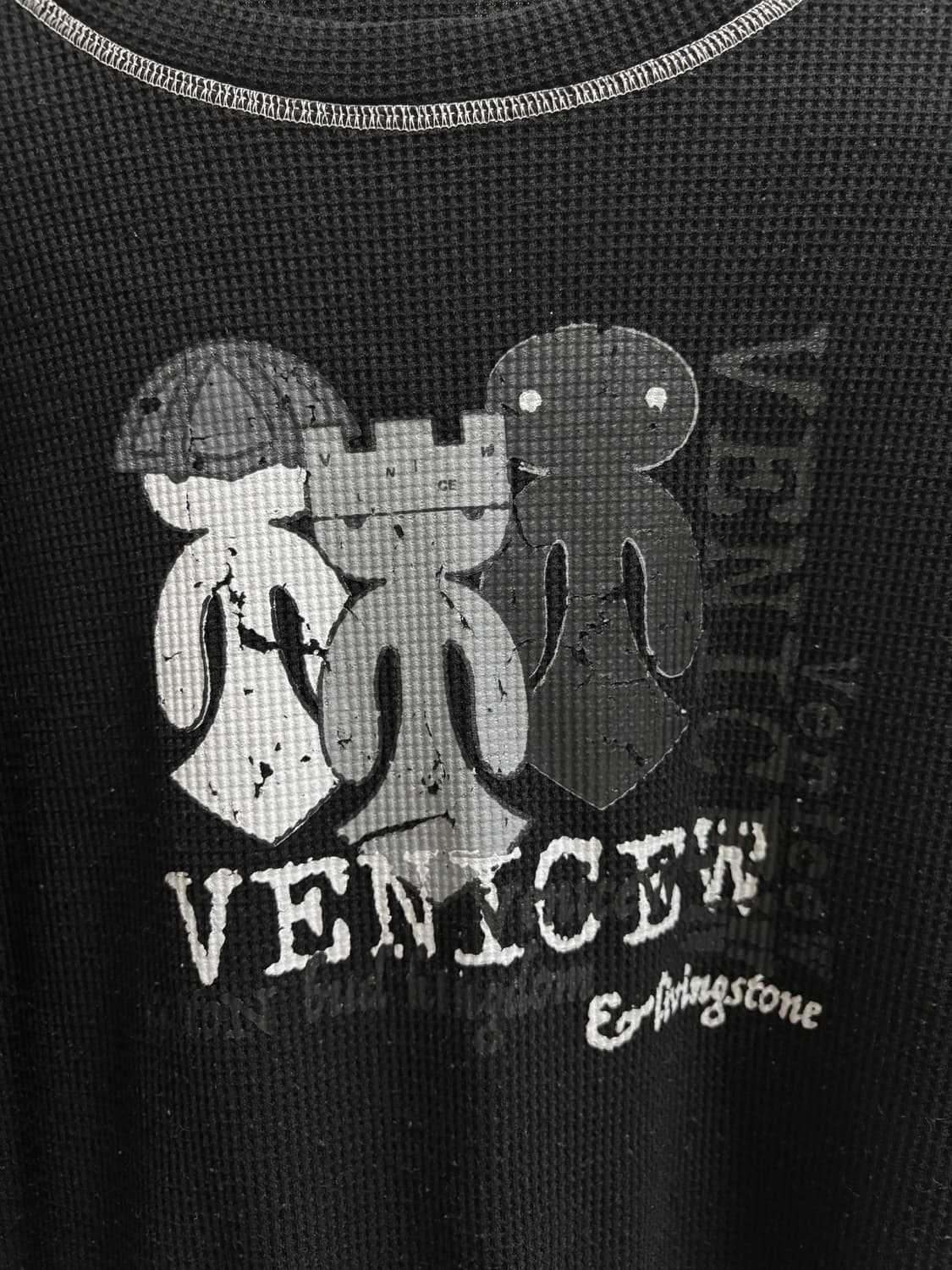 venicew 블랙 긴팔 티셔츠 상품이미지5