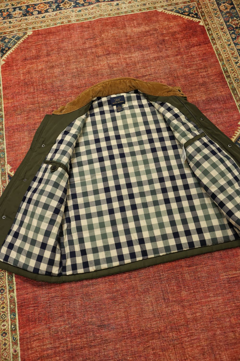 브룩스브라더스 퀼팅 베스트 올리브 판매 상품이미지8